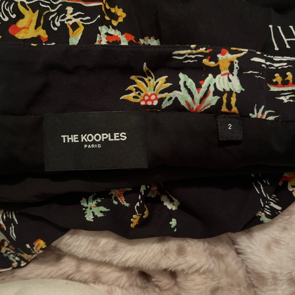 The Kooples printed wrap skirt